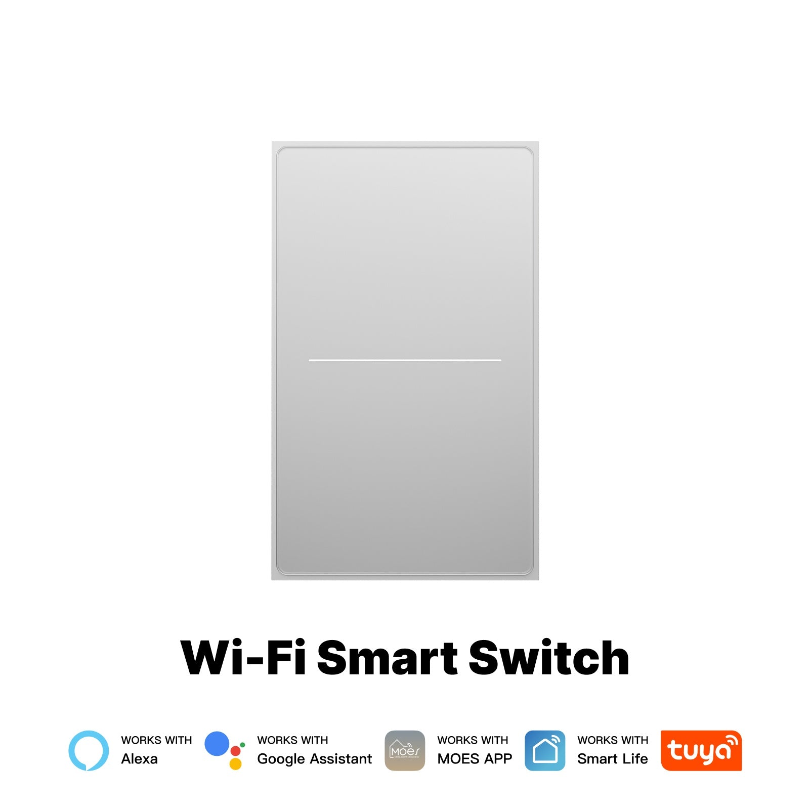 2-Gang Star Feather WiFi Switch