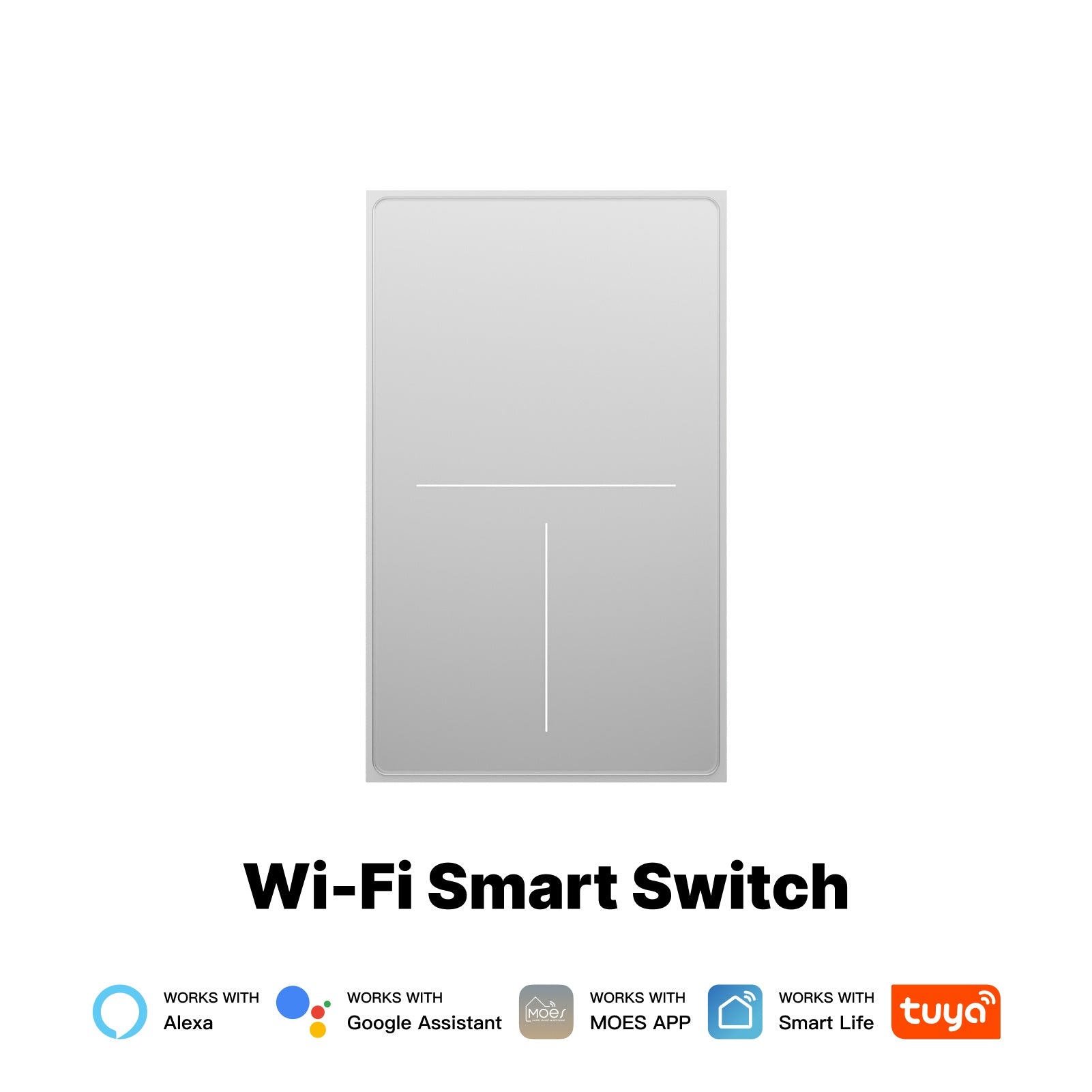 3-Gang Star Feather WiFi Switch